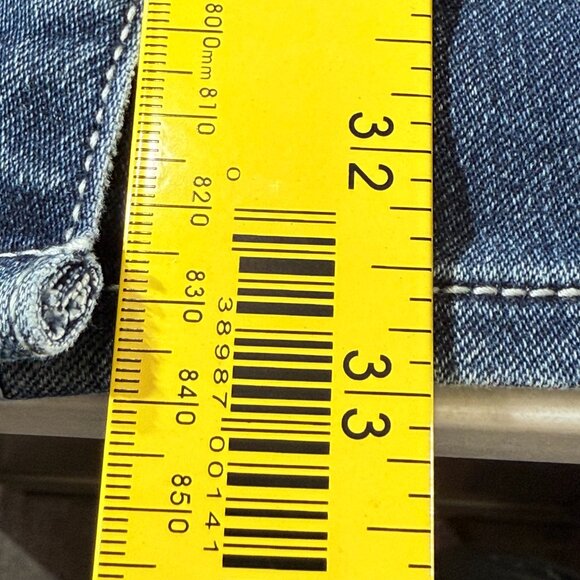 NWOT Wrangler Girls Large Denim Dress Western Pearl Snap Embroidered Cowgirl - Picture 9 of 12